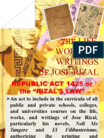 The Life, Works, & Writings of Jose Rizal