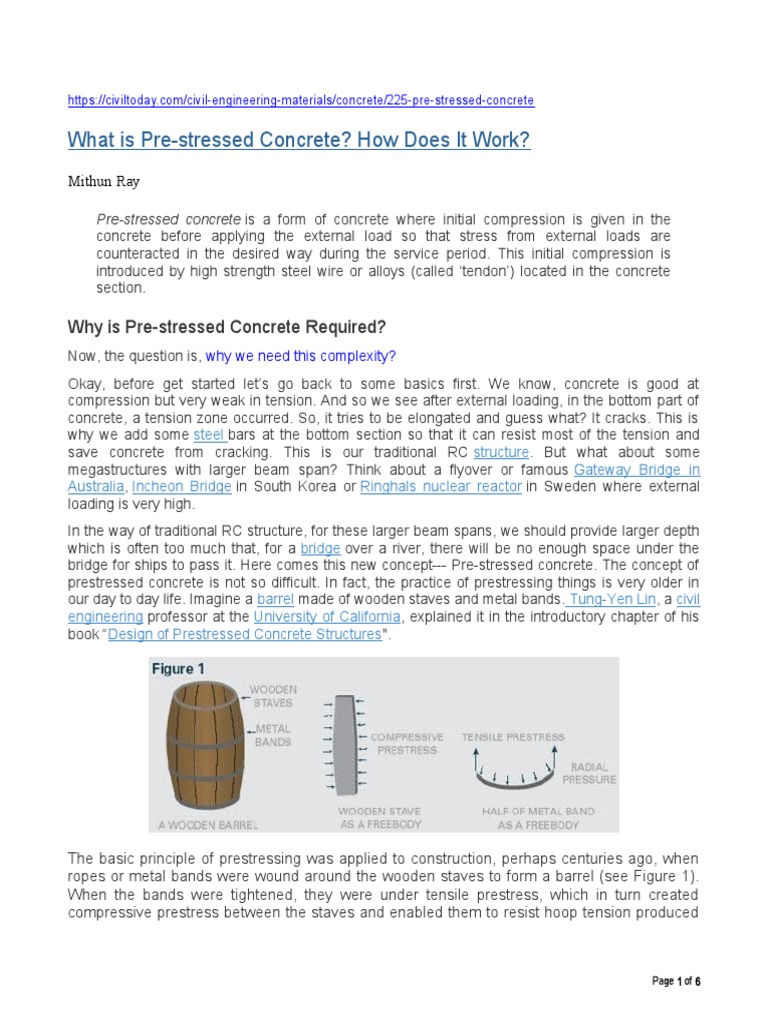 Advantage and Disadvantage of Precast Pre Stresssed Concrete | PDF ...