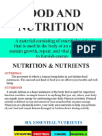 Food and Nutrition