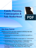 Family planning and safe motherhood