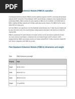 Flexi Baseband Extension Module (FBBCA) Operation: Table