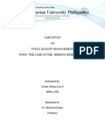 Case Study On Total Quality Management T