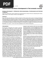 Inflorescence and Flower Development in Thai Aromatic Coconut