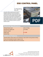 Uzma Product Brochure Well Test Package-ESD Control Panel