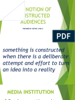 The Notion of Constructed Audiences