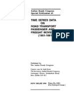 IRC SP 45-1996 Time Series Data On Road Transport Passenger and Freight Movement (1951-1991)