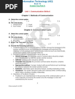 Communication Skills Class 10 Notes | PDF | Communication | Nonverbal ...