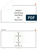 Speed-P user guide for new groups, applications and user access