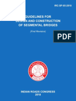 IRC SP 65-2018 Guidelines For Design and Construction of Segmental Bridges PDF