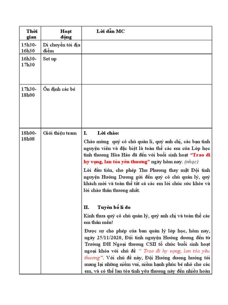 Mc Script Đã Chỉnh Sửa | PDF