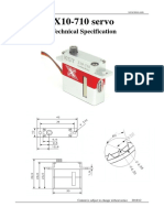 X10-710 Servo: Technical Specification