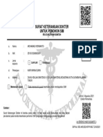 Surat Keterangan Dokter 212108080606