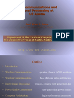 Telecommunications and Signal Processing at UT Austin