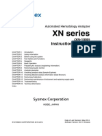 Sysmex Xn Series Xn 1000 Instruction for Use May 2014 English