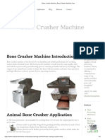 Bone Crusher Machine Bone Powder Machine Price