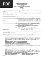 Fourth Quarter Long Assessment Science 9: Will Be Considered Wrong. (5 Points)