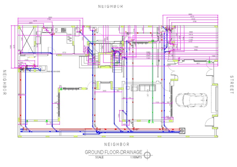 Ground Floor Drainage Plan | PDF