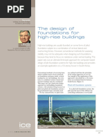 The Design of Foundations For High Rise Buildings Harry Poulos