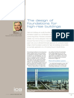 The Design of Foundations For High Rise Buildings Harry Poulos