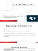 The Basic Moods: Positive and Negative Affect