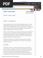 SAP PI - Quick Guide