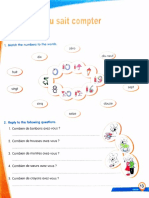 Apprenons Le Français 0 Unité 2 - Didou Sait Compter (Cahier D'exercices)