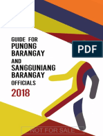 Guide for Punong Barangay and Sangguniang Barangay Officials