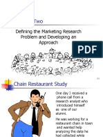 CH 2. Defining The Marketing Research Problem and Developing An Approach
