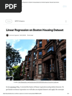 Linear Regression Apply On House Price Prediction On Boston House Dataset