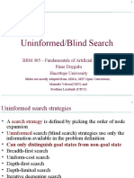 Uninformed/Blind Search: BBM 405 - Fundamentals of Artificial Intelligence Pinar Duygulu Hacettepe University
