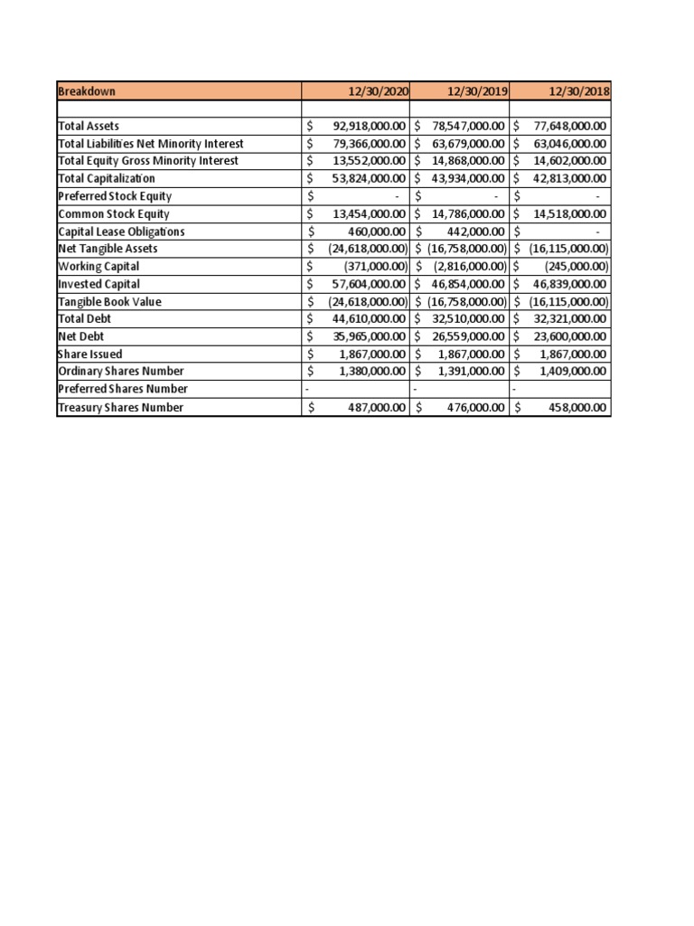 PepsiCo Financial Statements PDF Equity (Finance) Revenue