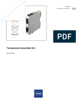 Temperature Transmitter Ex I: Series 9182