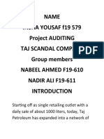 Name Auditing Project