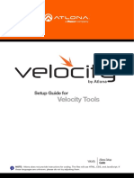 Velocity Tools: Setup Guide For