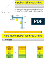 Plane Frame Analysis-Stiffness Method: - Problem