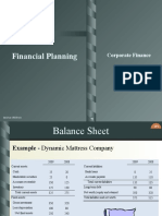 Financial Planning Cash Flow Analysis