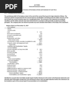 ACCT3302 Financial Statement Analysis Tutorial 4: Structure of The Balance Sheet and Statement of Cash Flows