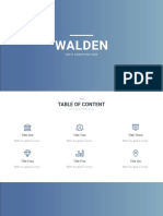Walden PowerPoint Template Light