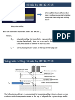 Subgrade Rutting Analysis