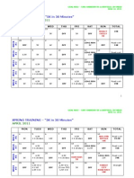 My Running Schedule (Feb-June 2011)