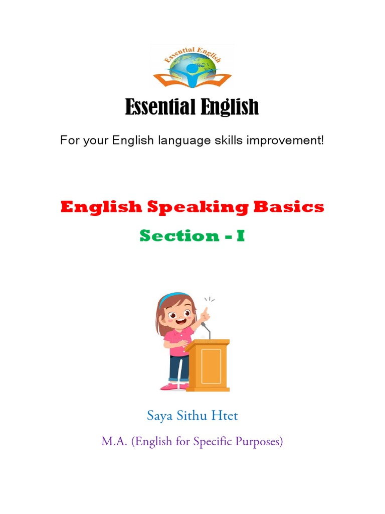 English Speaking Basics I | PDF