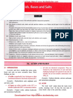 ICSE Class 10 Chemistry Chapter 03 Acids Bases and Salts