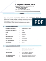 Curriculum Vitae Valdeon Nuevo