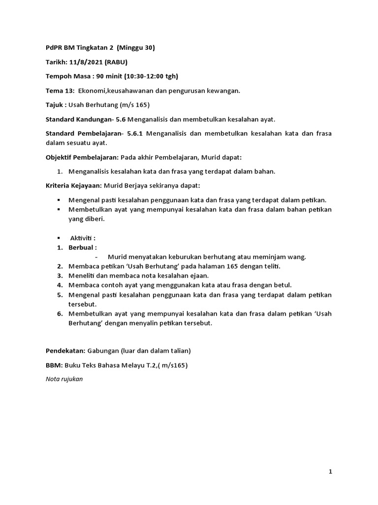 PD PRMODULM30 T2 II | PDF | Karier & Perkembangan | Bisnis
