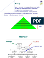 Memory Hierarchy: Capacity Access Time