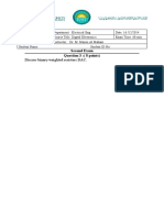 Discuss Binary-Weighted Resistors DAC.: Second Exam Question 3: (8 Points)