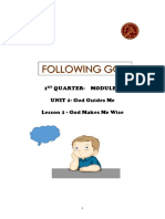 1 Quarter-Module 1 UNIT 1 - God Guides Me Lesson 1 - God Makes Me Wise