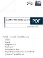 1. KONSEP DASAR TELEKOMUNIKASI