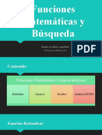 Funciones Matematicas y Búsqueda