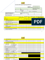 Community AIDS Programs Reporting (CAPR) Form: Report Year and Month